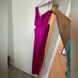 Hot pink cocktail dress
